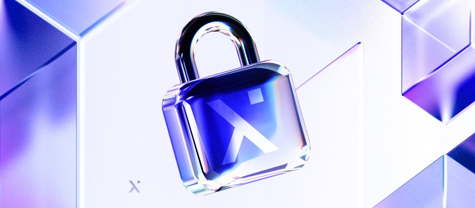 A blue lock featuring a prominent red X symbol in the center, indicating a locked or restricted status.