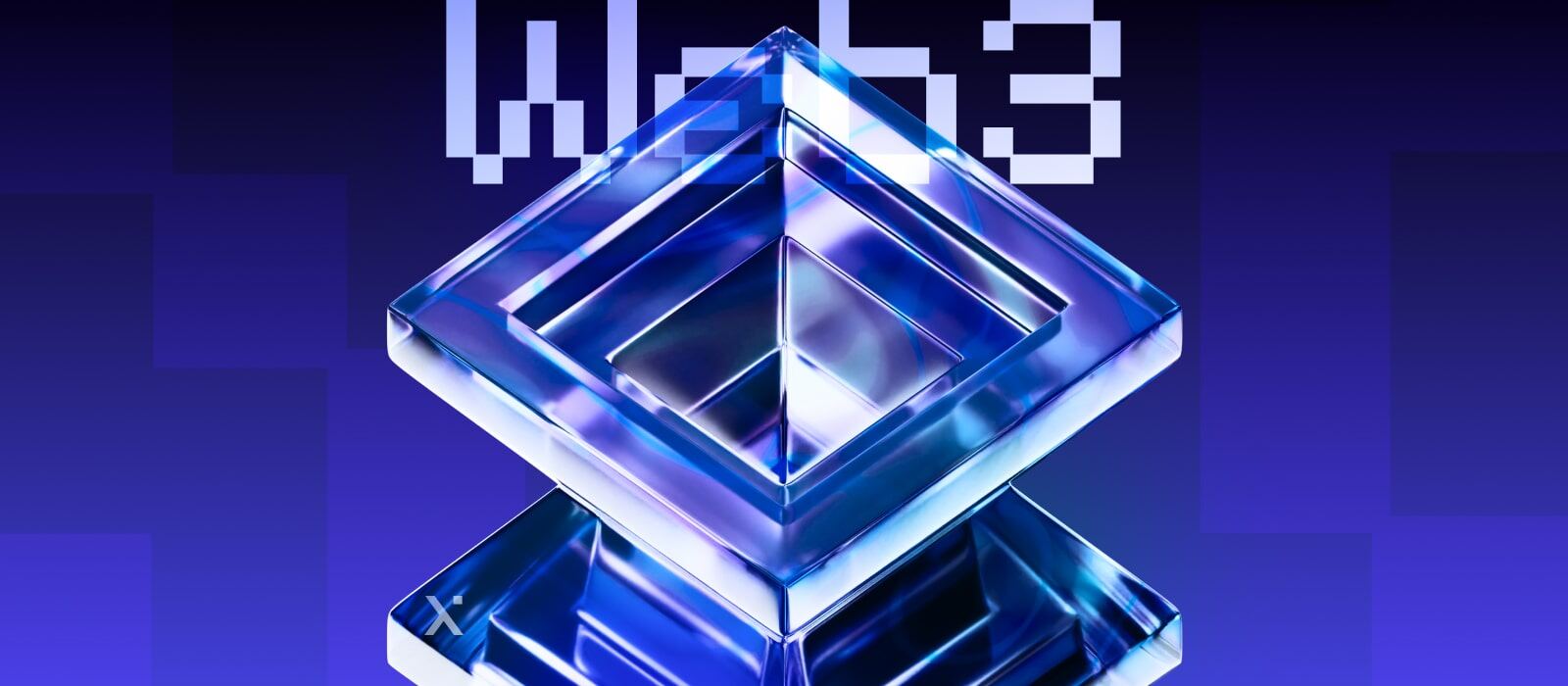 A blue diamond featuring the text "m3" prominently displayed in the center.