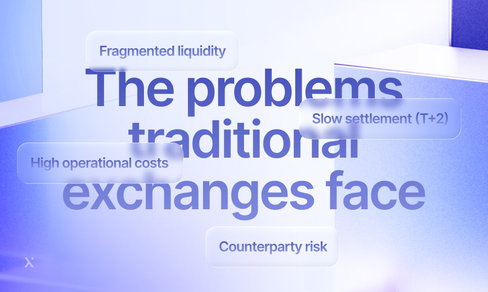 A conceptual illustration of a futuristic exchange ecosystem with interconnected digital platforms and diverse users.