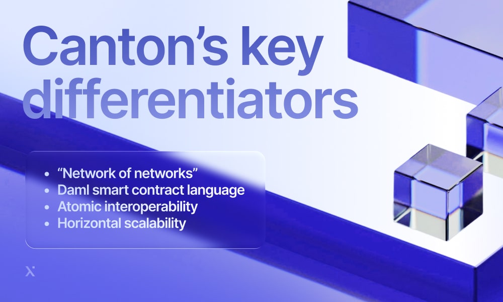 Infographic of Canton key differentiator network, emphasizing unique features and interconnections among various components.