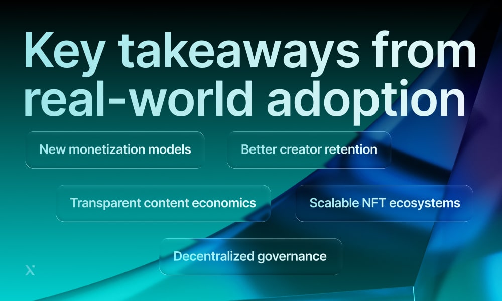 Key takeaways highlighting insights from real-world adoption experiences and practices.