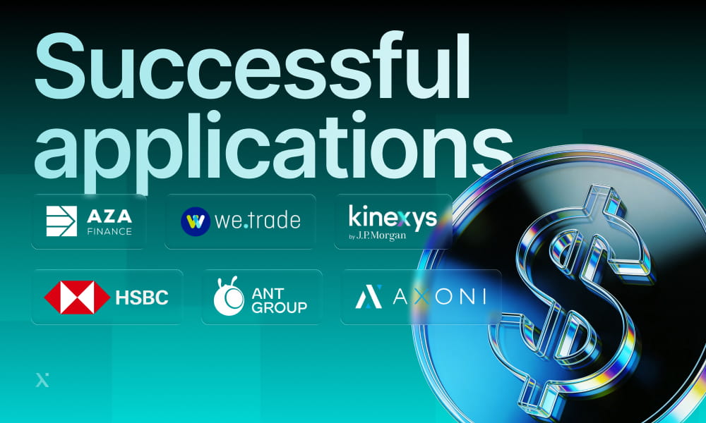 A blue backdrop with the phrase Successful Applications prominently displayed, symbolizing accomplishment.