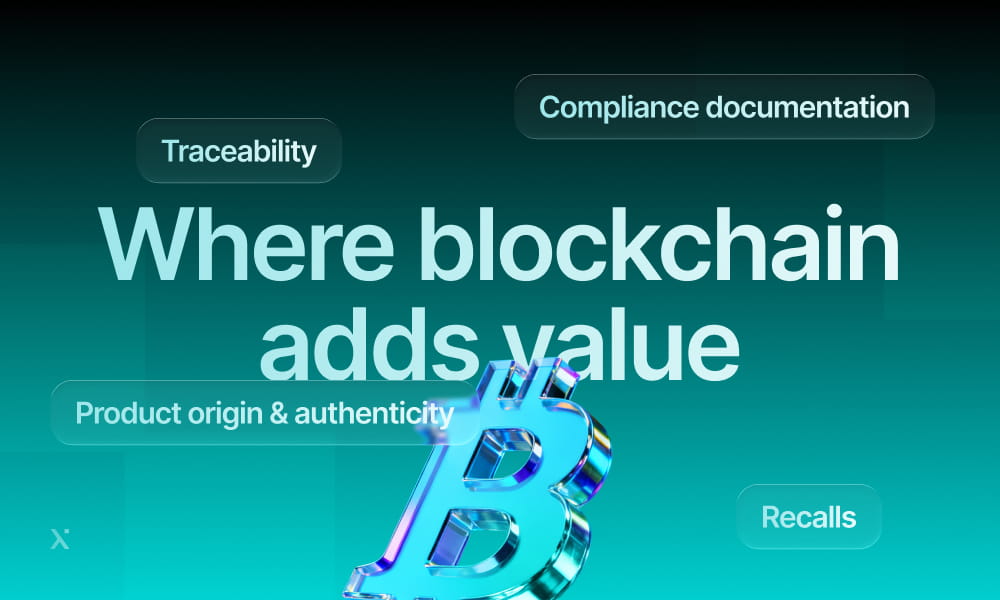 Infographic showing the benefits of blockchain, highlighting its impact on security, transparency, and operational efficiency.