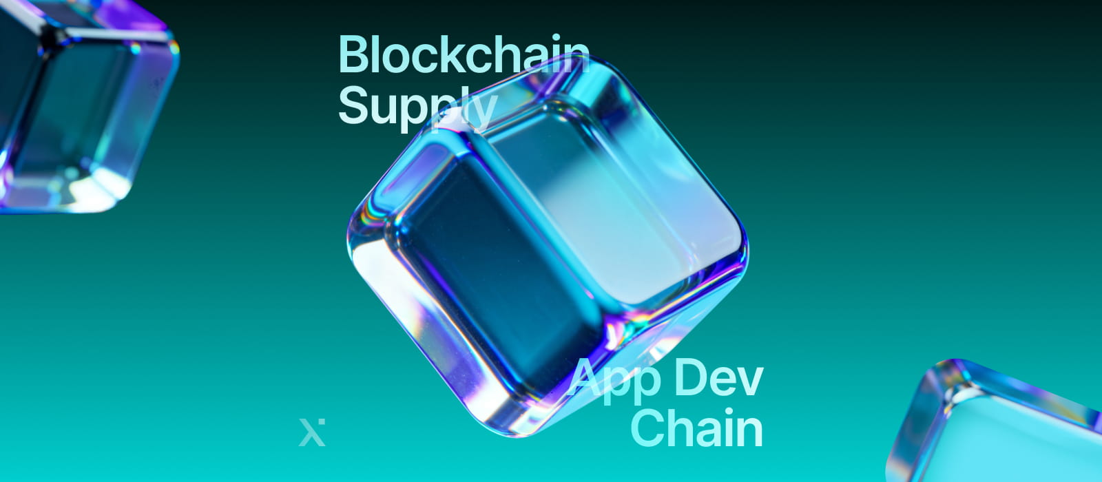 Diagram illustrating the integration of blockchain in supply chain management and application development.