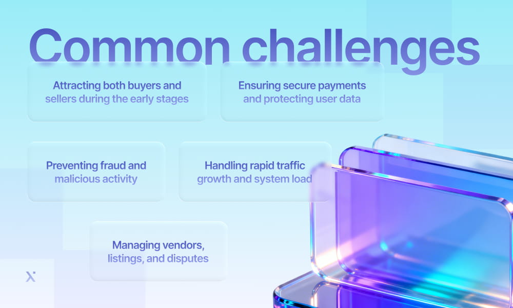Screenshot of the common challenges page, displaying various issues and solutions for user reference.