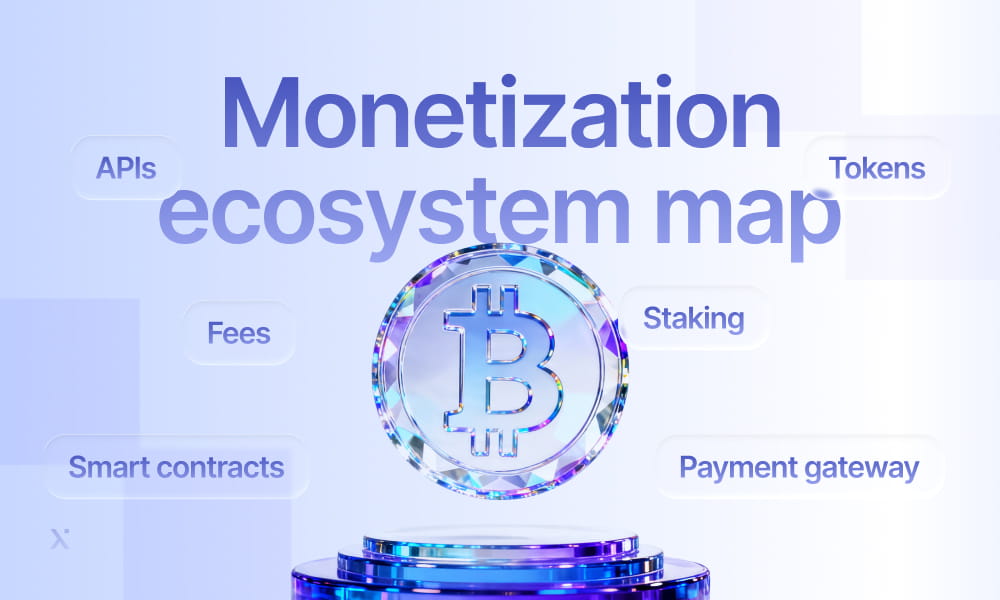 Visual map of the monetization ecosystem, detailing key elements and relationships within the framework.