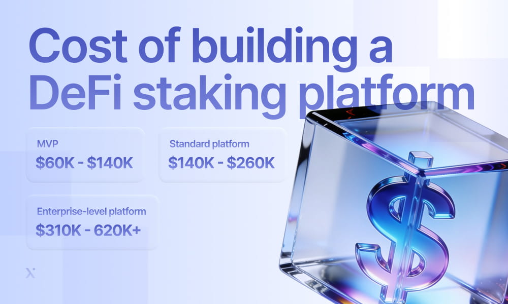 Cost of building a DeFi staking platform