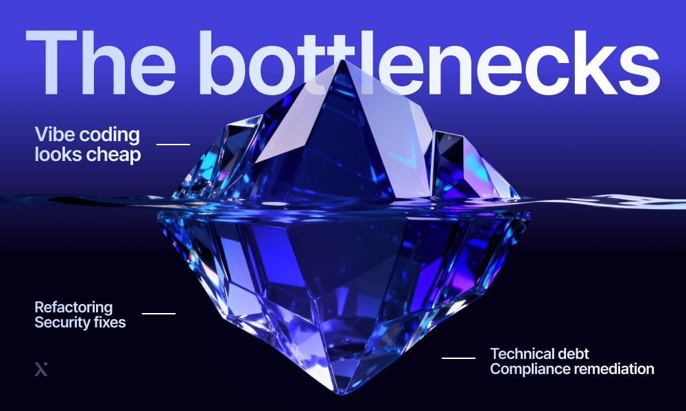 A visual representation of blockchain bottlenecks, emphasizing critical issues affecting performance and user experience.