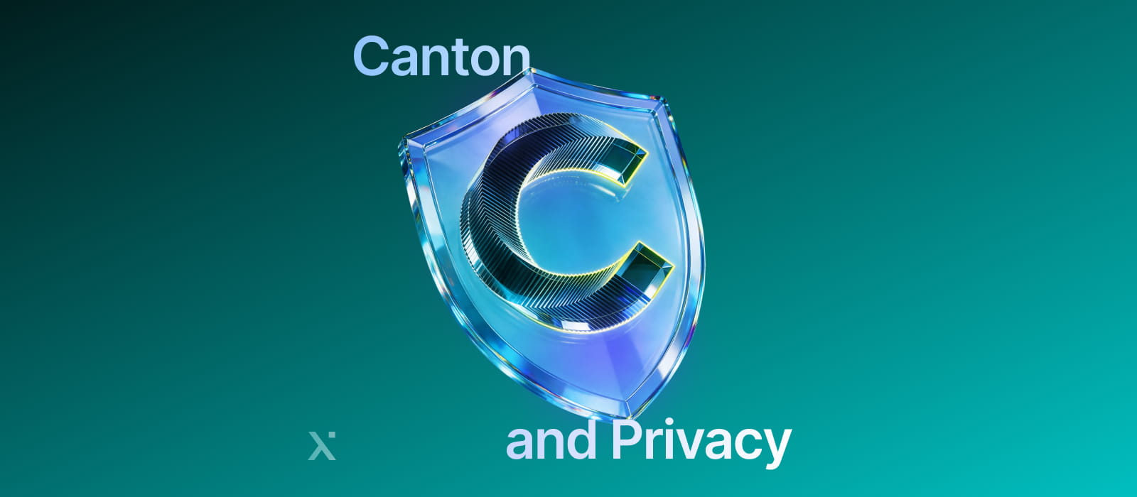 Canton and privacy logo displayed prominently on a blue background, symbolizing data protection and security.