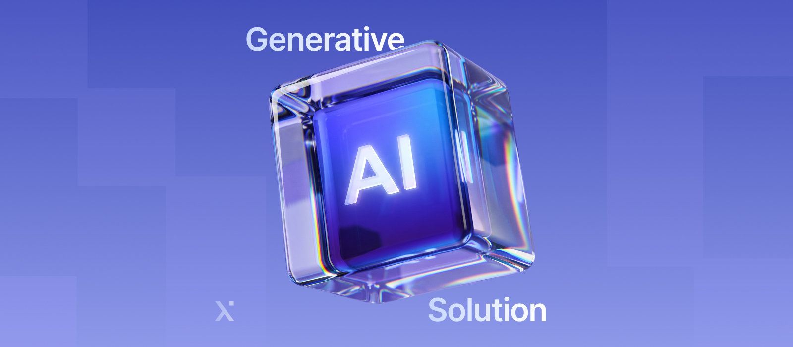Logo for an AI solution featuring a modern design with abstract elements representing technology and innovation.