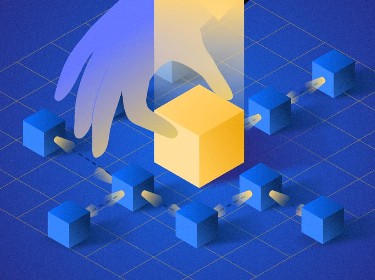 Blockchain illustration