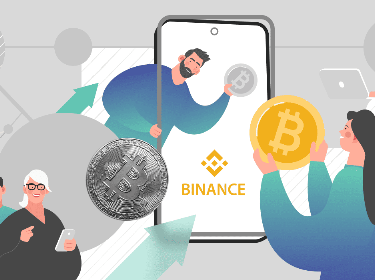 People buying crypto in Binance mobile app