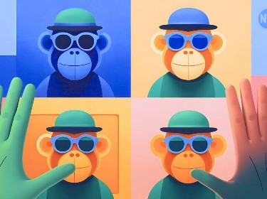 NFT with Bored Ape avatars