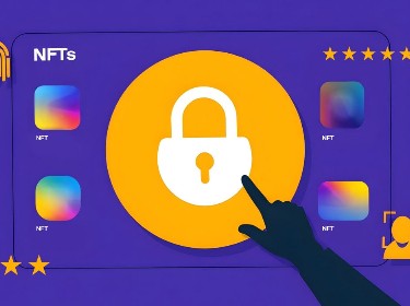 A person protecting their NFT collection from hackers