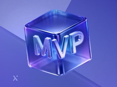 MVP logo displayed against a vibrant blue and purple background.