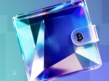 A see-through wallet adorned with a bitcoin logo, representing digital currency.