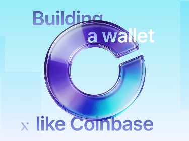 Image of a developer creating a digital wallet interface similar to Coinbase, featuring code and design elements on a screen.