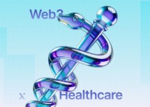 A visual depiction of web3 healthcare solutions, highlighting blockchain integration and patient data management.
