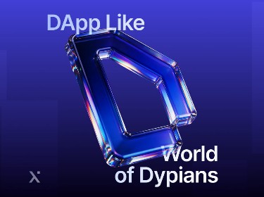 A colorful, interactive scene depicting a fantasy realm filled with characters and elements characteristic of a dapp like World of Dypians