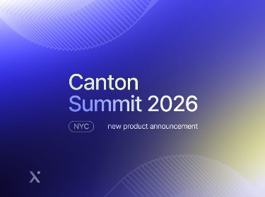Promotional graphic for Canton Summit 2026 in NYC, announcing a new product against a vibrant blue-purple gradient with abstract curves.
