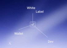 A white label displaying the text white label in a clear, bold font.