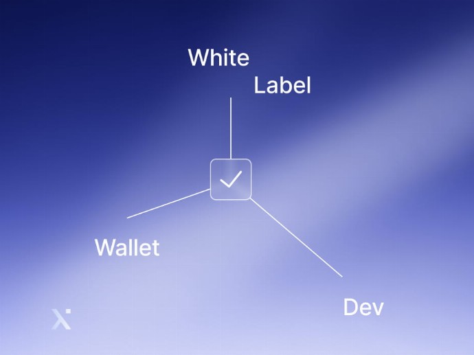 A white label displaying the text white label in a clear, bold font.